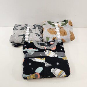 Carter's Kids Footless Sleeper Pajamas Size 10 / 10A Lot of 3 NEW